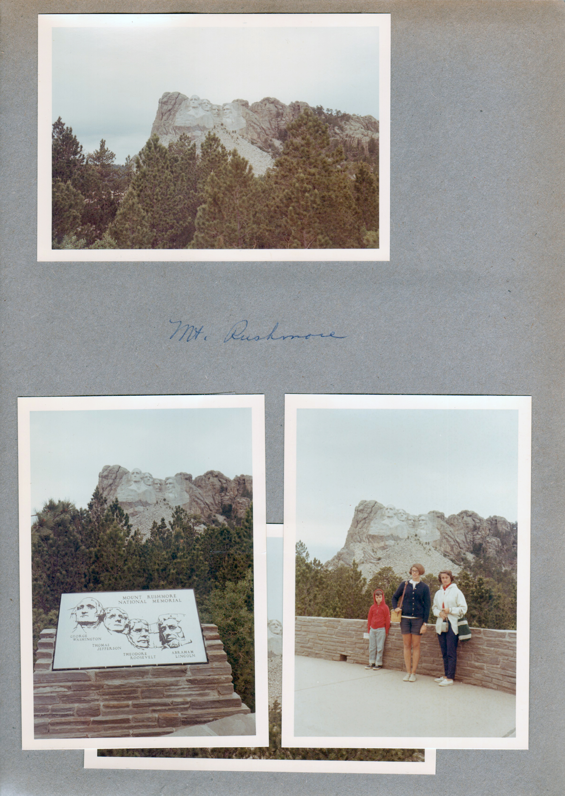 Mount Rushmore, plaque, Alan Susan Rosemary