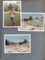 6122 yard Alan new Kodak Instamatic camera. Riviera Club Ronnie on the slide