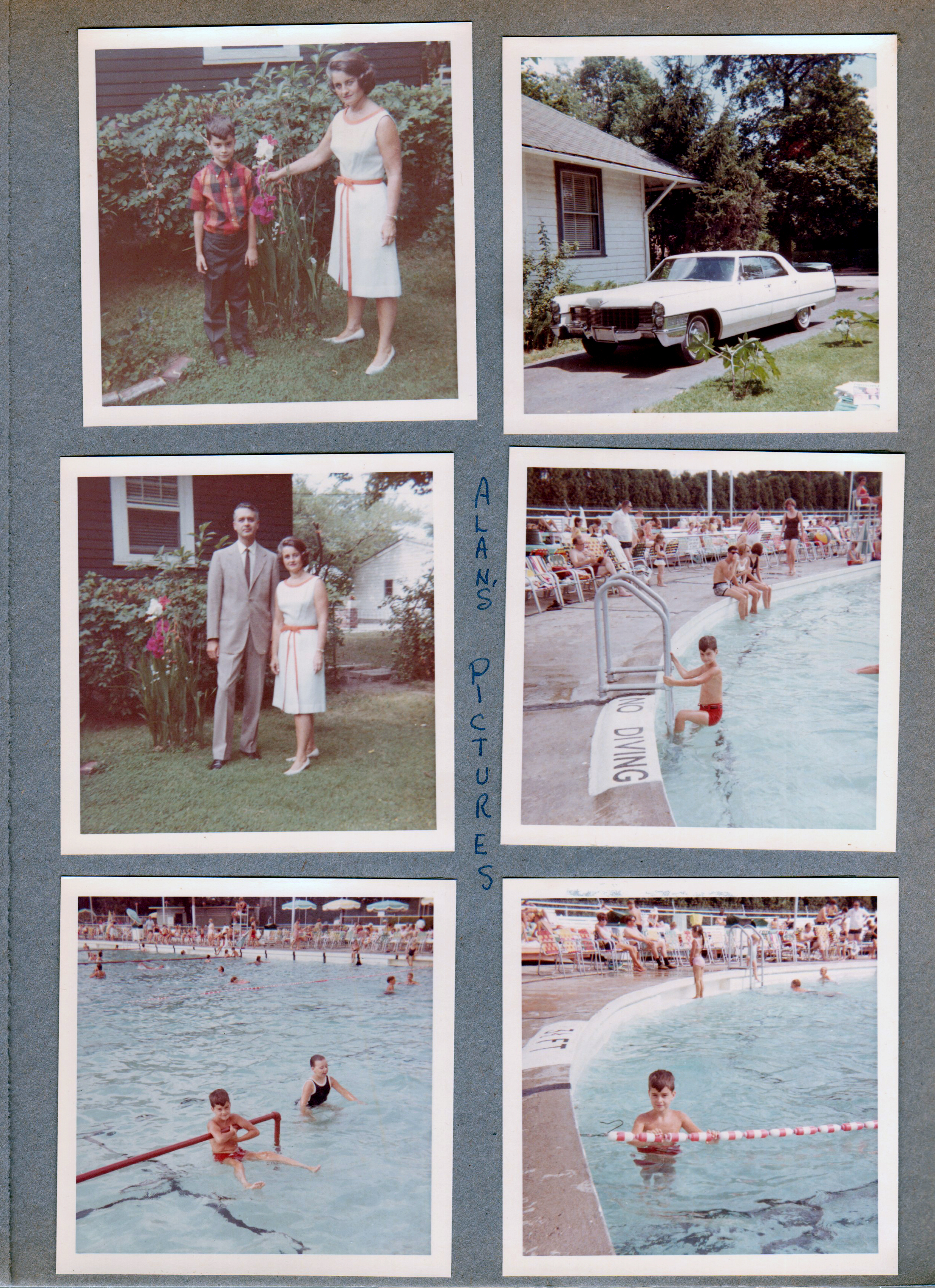 6122 yard Rosemary alan, John, Cadillac. Riviera Club Alan in pool - Alan's Pictures 126 film