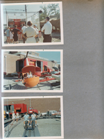 Indiana State Fair - Dump Bobo - Susan John. Alan on kiddy ride helicopter, and motorcycles
