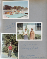 Riviera Club. 6122 yard - Linda King and Susan. Alan first day of school 2nd grade Mrs Shepper moved to Mrs Greer.