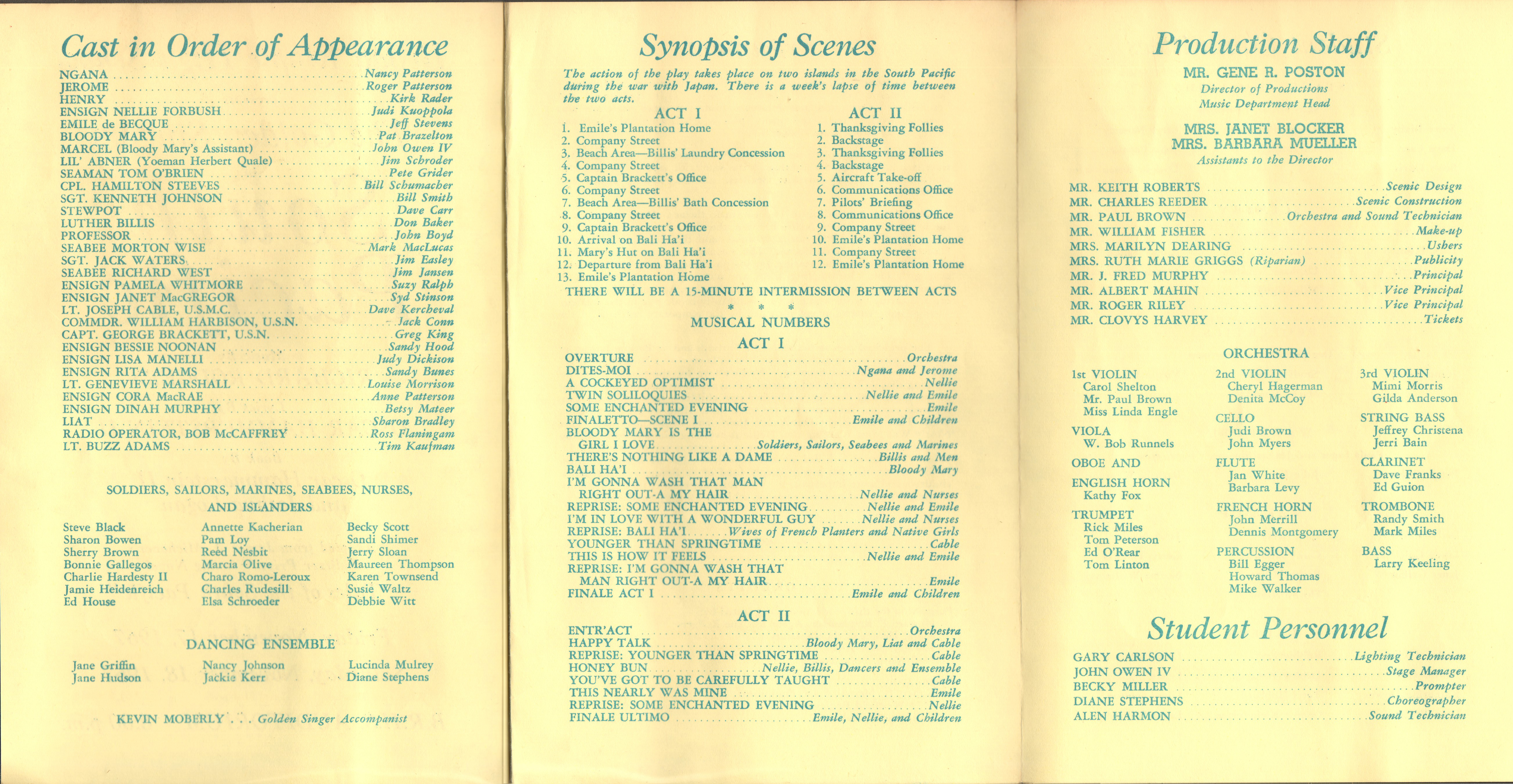 BRHS South Pacific program