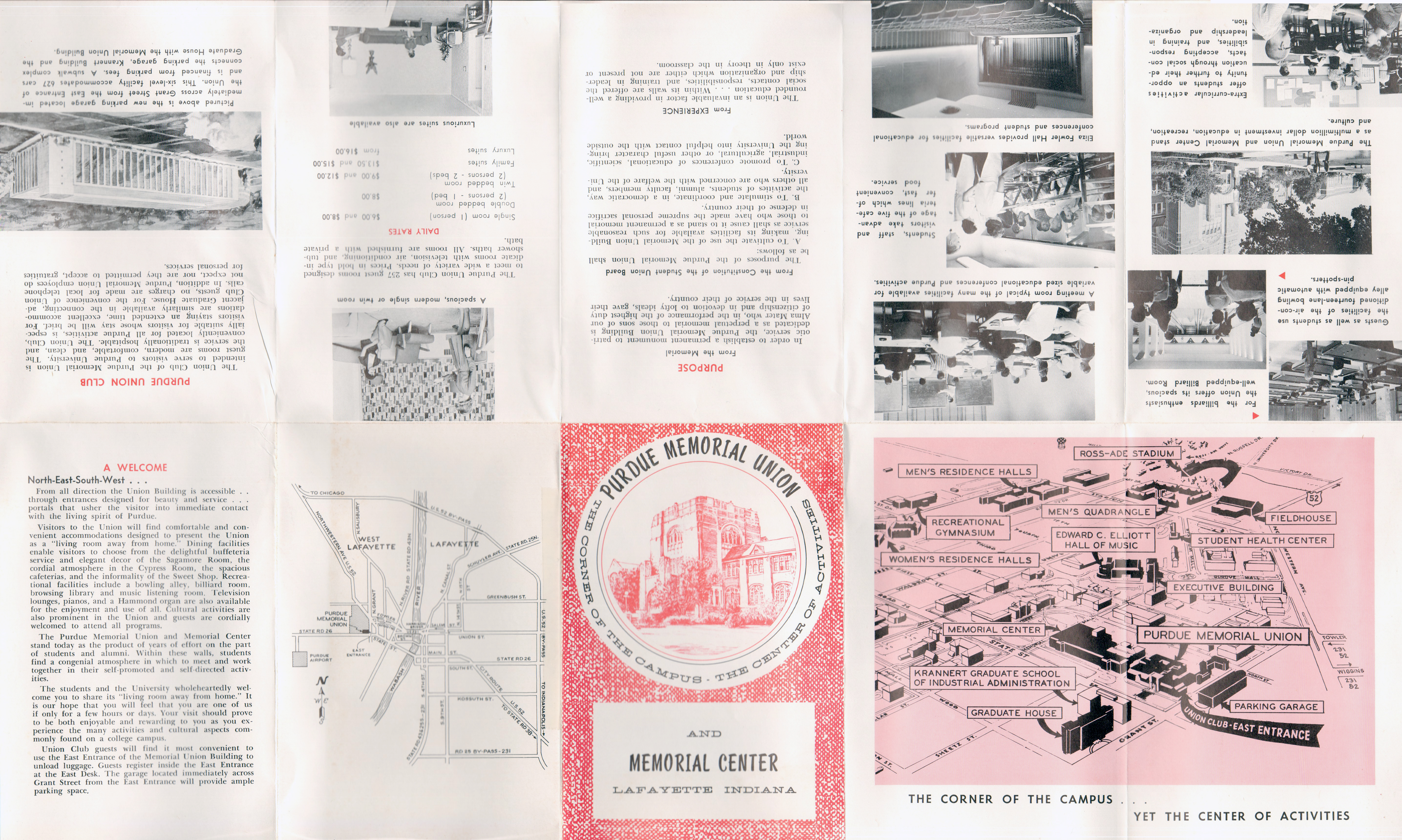 Purdue Memorial Union brochure