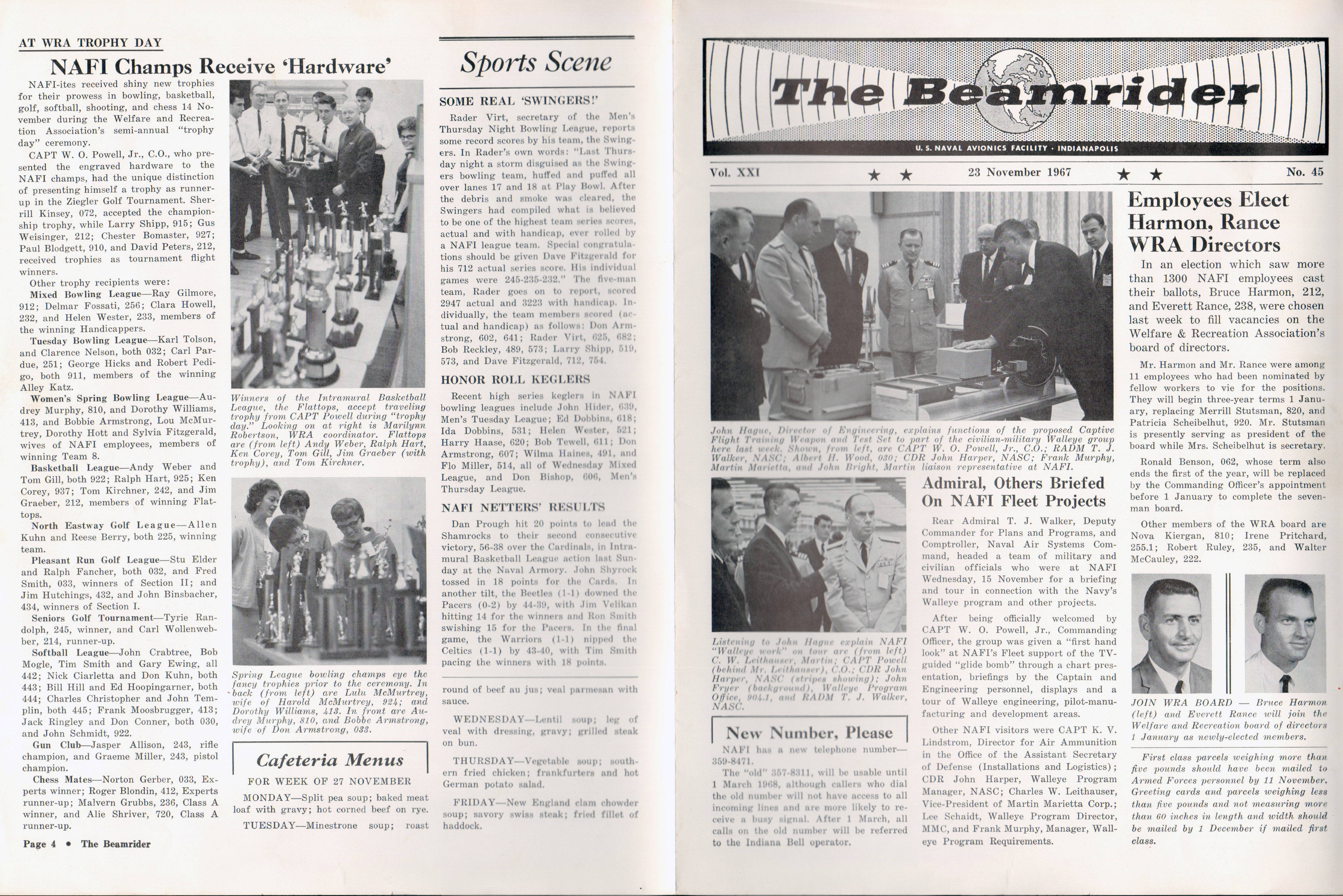 NAFI Beamrider Nov 23 1967 - John Hague Director of Engineering