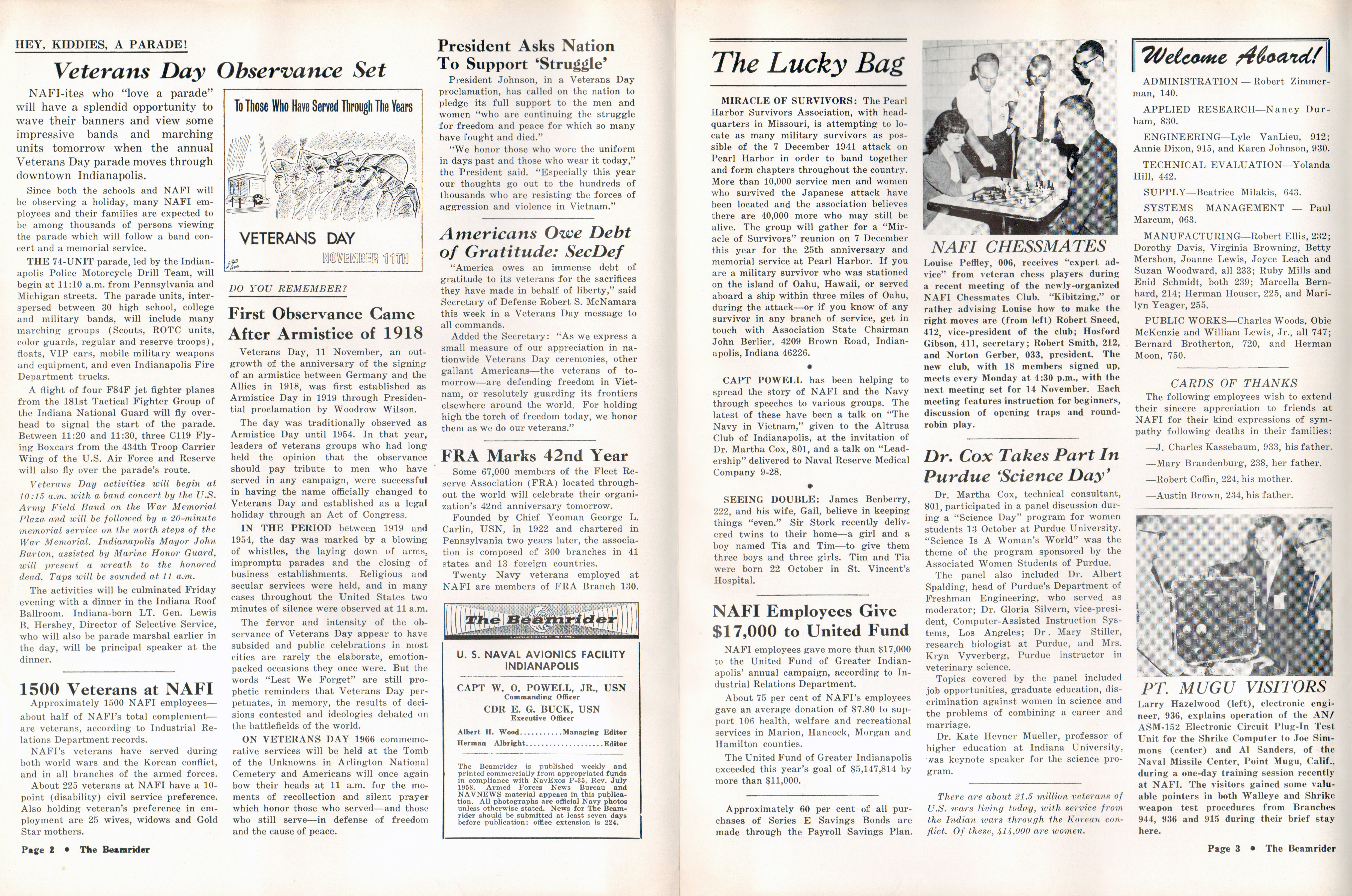 NAFI Beamrider Nov 16 1966