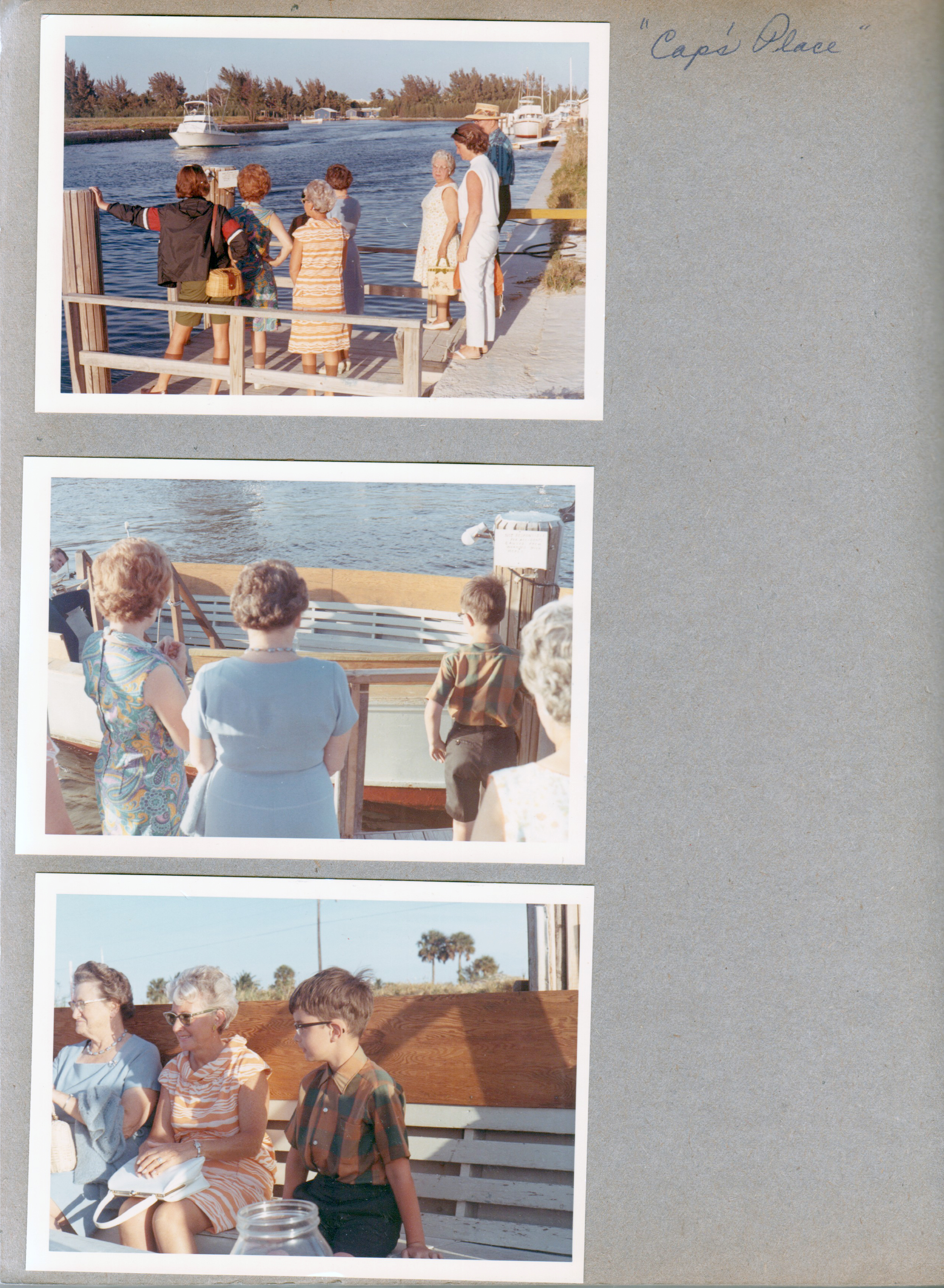 Hollywood Beach - Cap's Place - Alan and Rosemary getting in boat with group