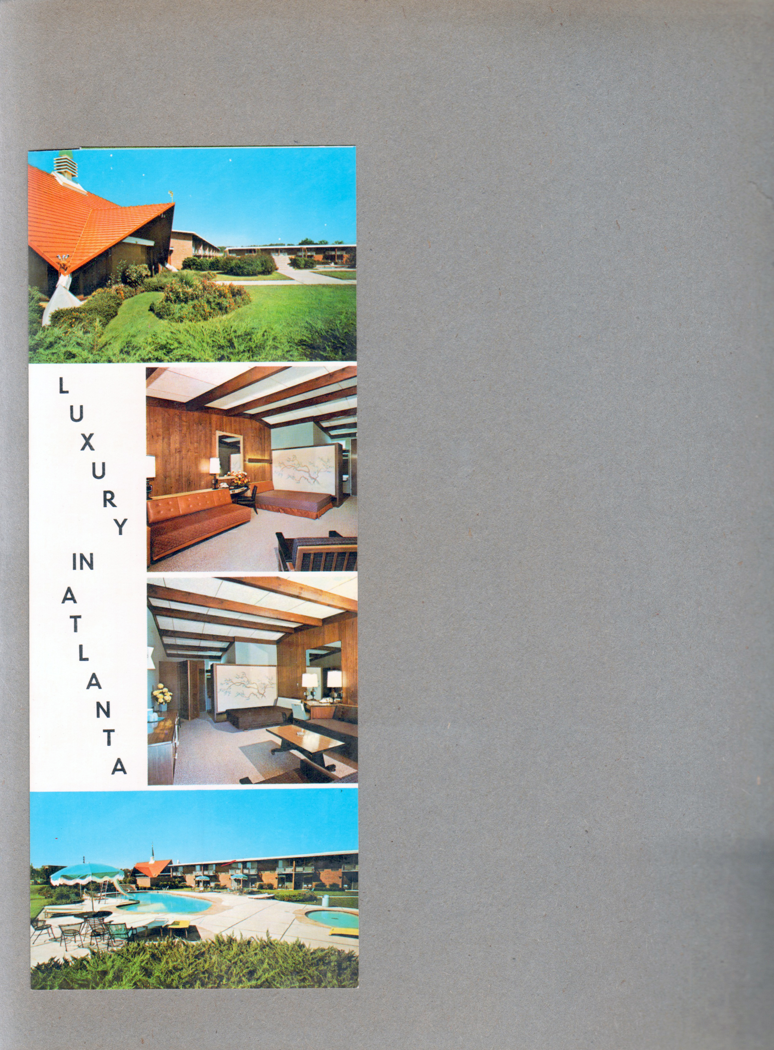 postcard North Atlanta Howard Johnson Motel 3848-C