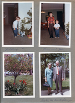 6122 living room Joe Letsinger, Alan. yard dogwood? and tulips. Sophia and Everett Letsinger