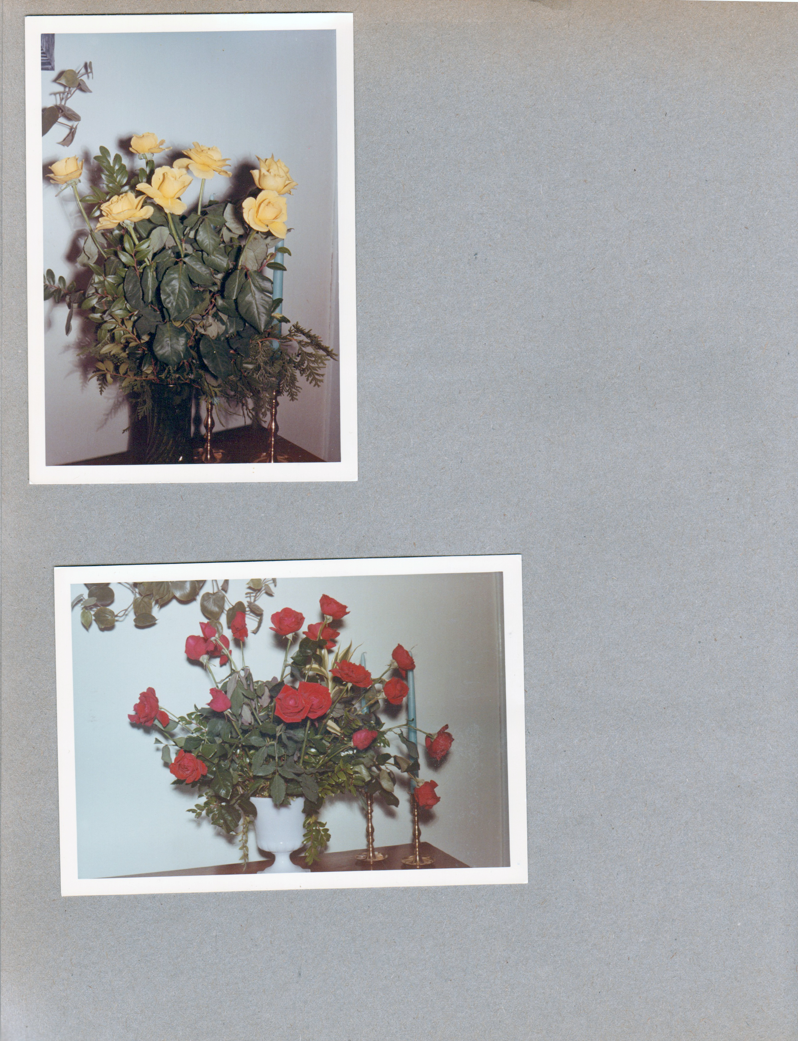 6122 living room - flowers on TV cabinet