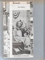 newspaper clipping Miss Universe