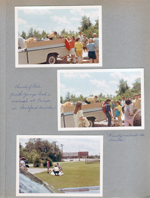 Church of God youth group Bradford Woods trip. Randy and Susan unload truck. LS Ayres Glendale - Alan