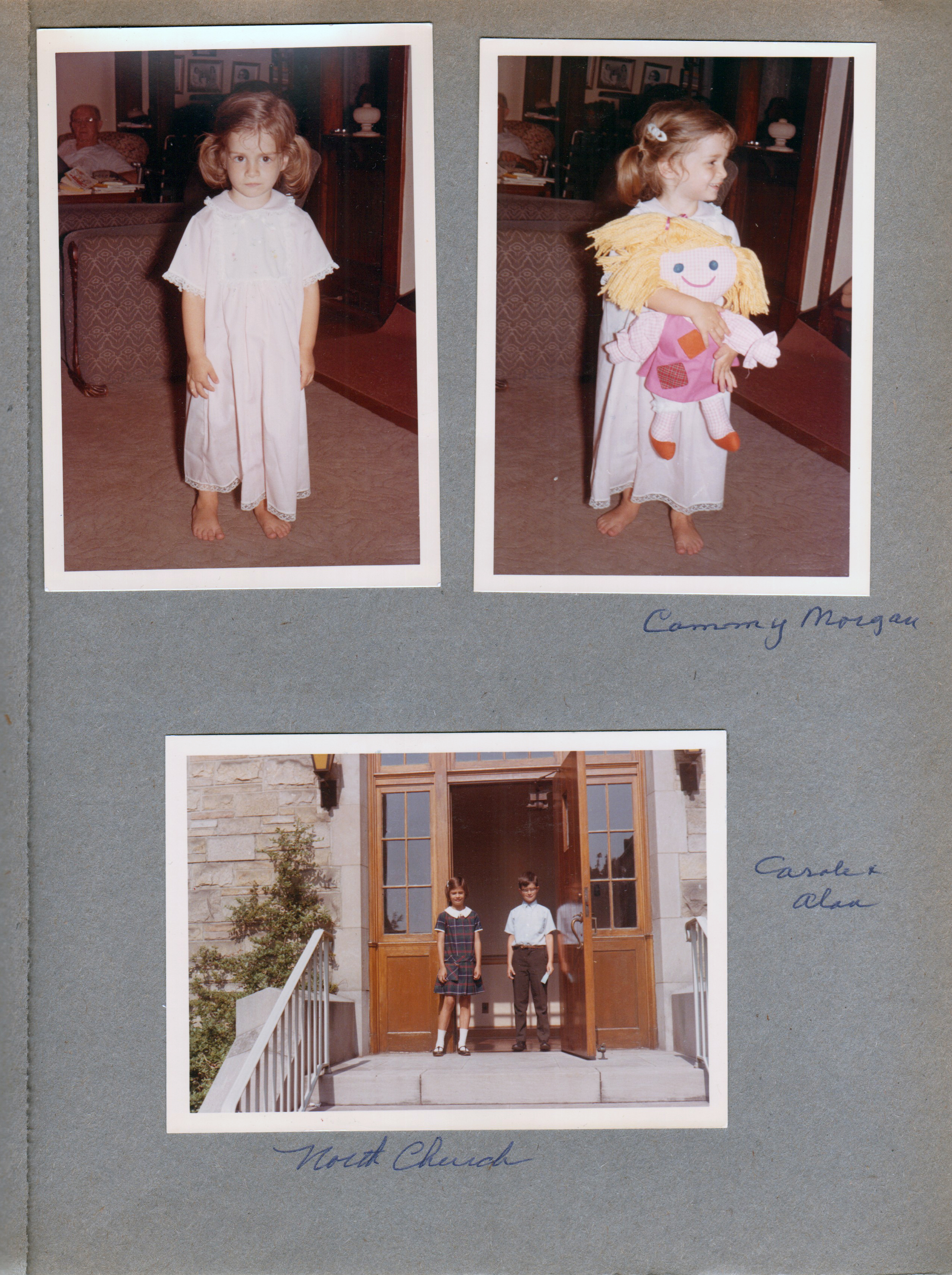 3845 Capitol Cammy Morgan, Curt. Carole and Alan in entrance of North United Methodist