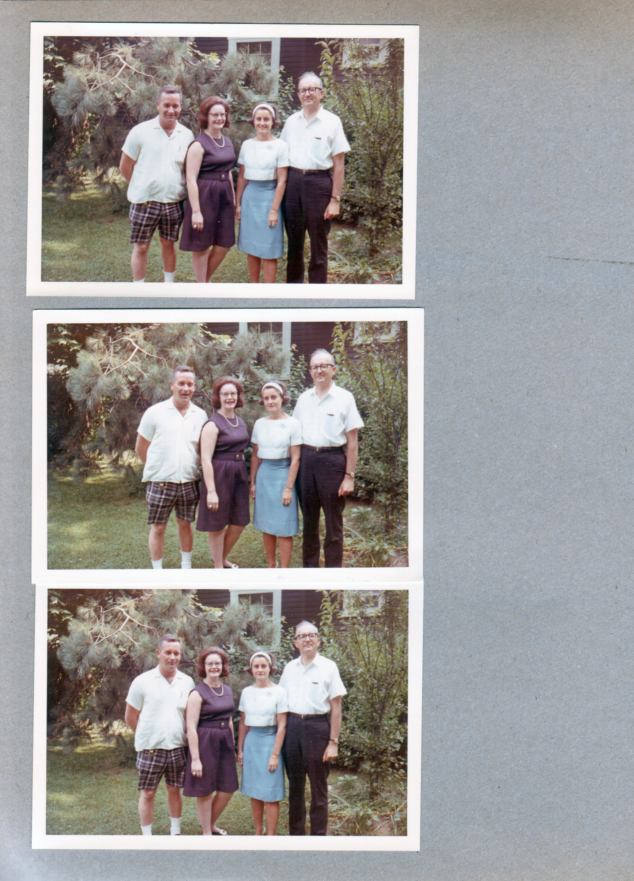 6122 yard - Dave, Betty, Rosemary, Warren.