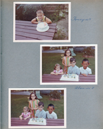 6122 yard -  Kenny is 5 - birthday cake. Alan's Roselyn birthday cake - Pirates - Cammy, Cindy, Alan, Steve Chaillard.