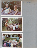 6122 yard -  Ronnie is 8 - birthday cake, Kenny. Susan, Kenny, Ronnie, Carole, Cammy, Steve, Alan, Cindy.  Bill Morgan.