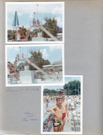 Riviera Club - Susan on slide. Alan and Chip Walker.