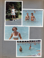 6122 yard - Susan in tennis outfit. Riviera Club - Randy and Susan. Rosemary.