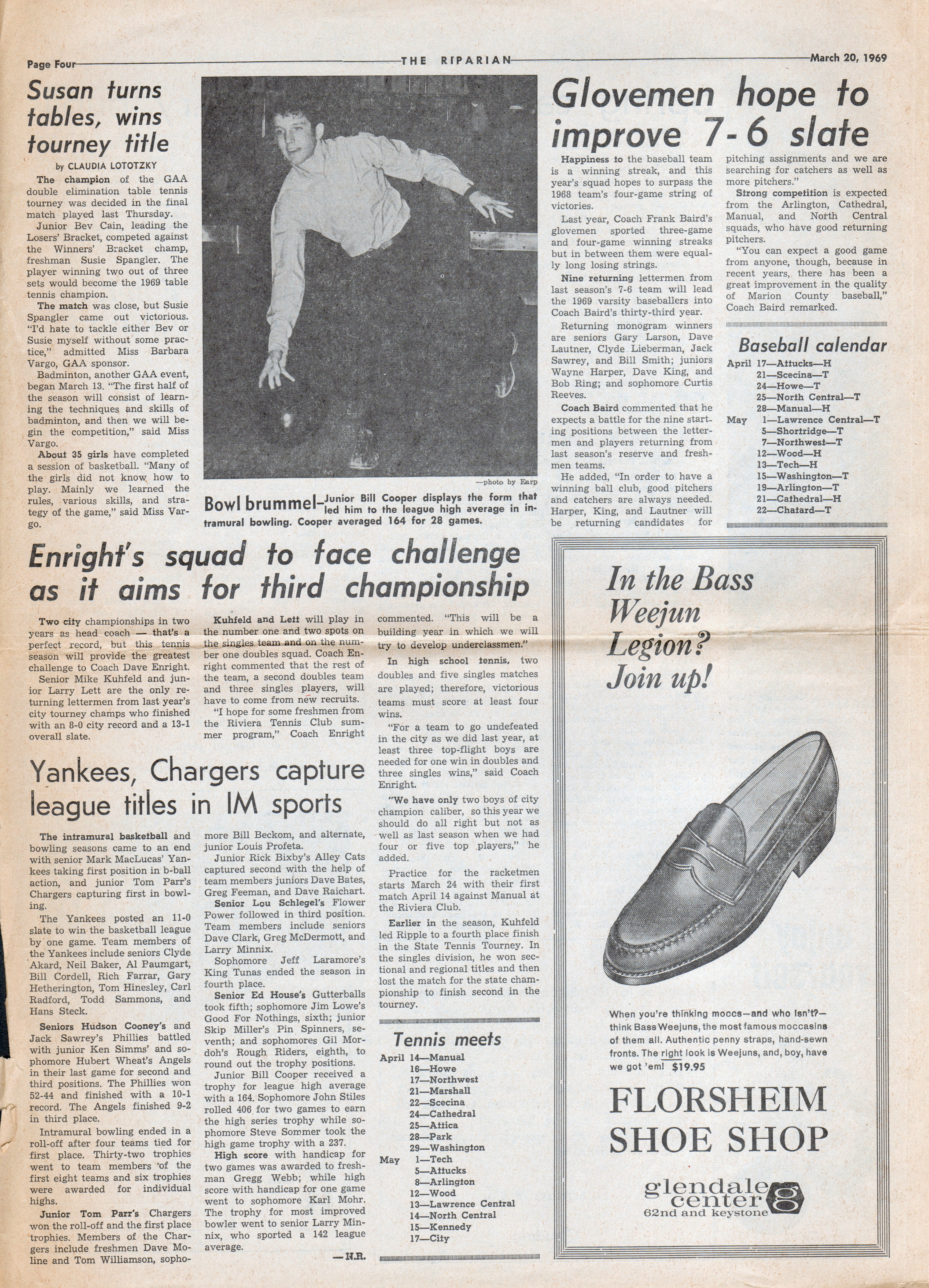 The Riparian newspaper Mar 20 1969