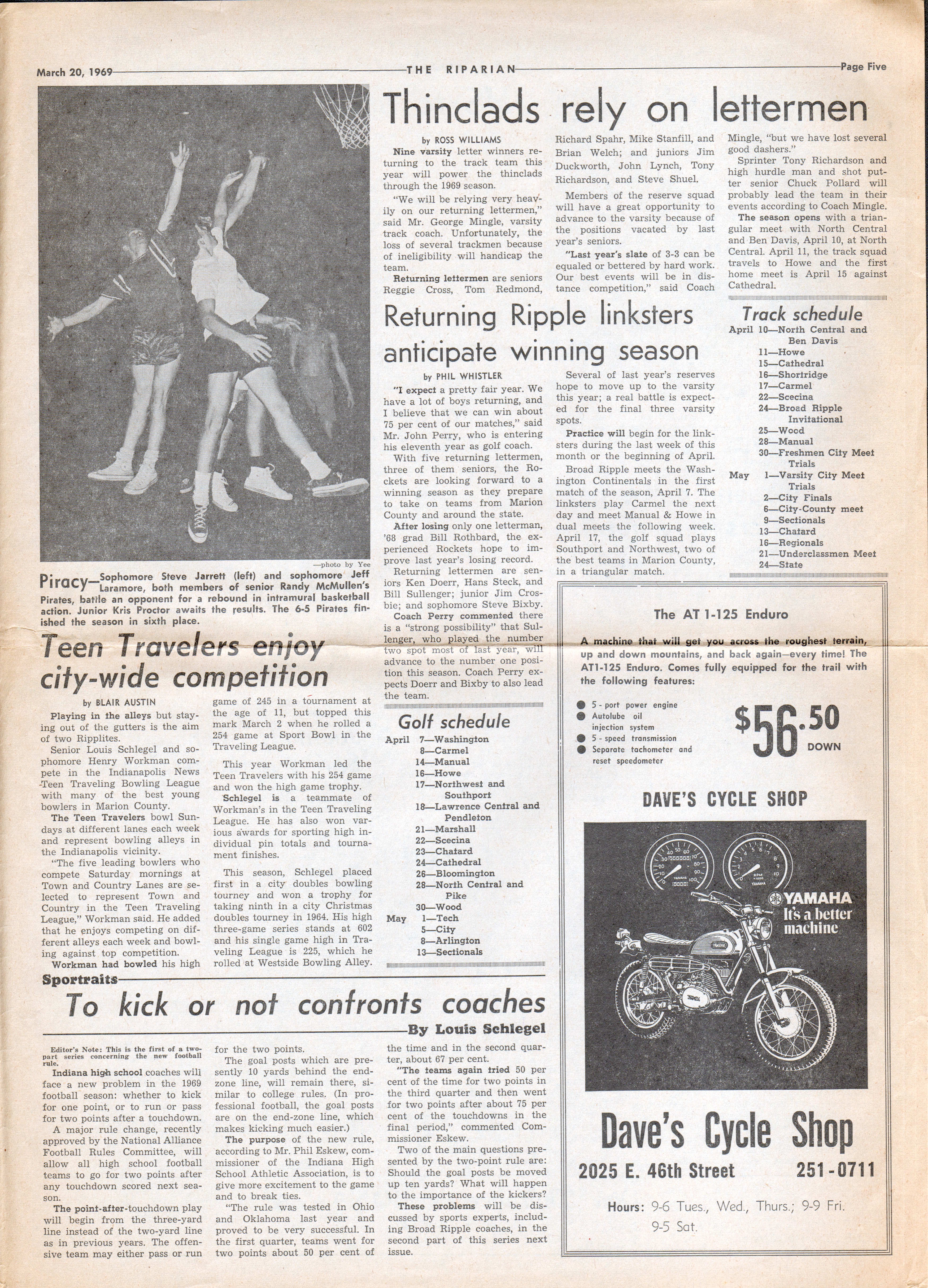 The Riparian newspaper Mar 20 1969