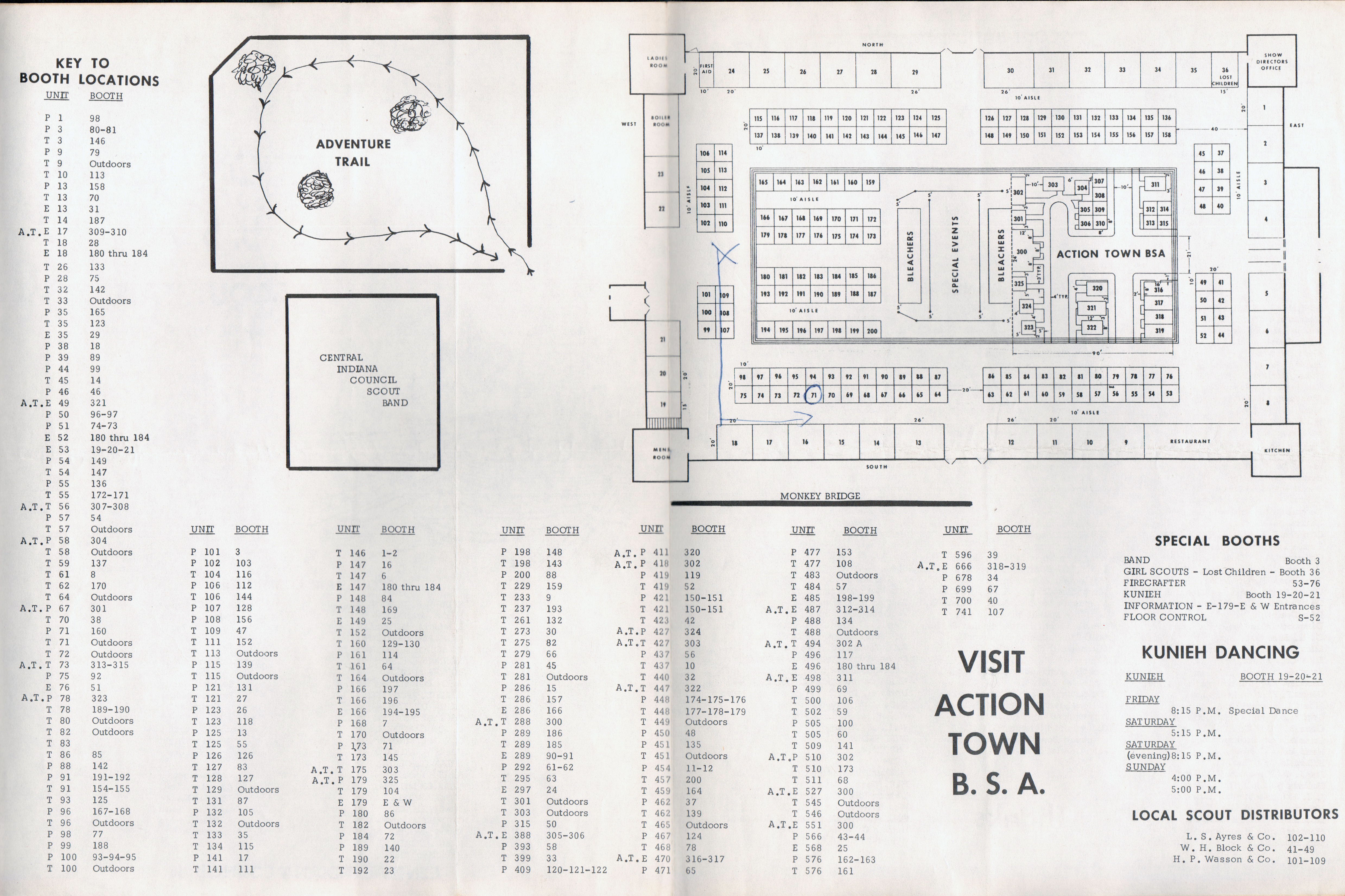 Action Town B. S. A. Scout Fair program - probably State Fairgrounds