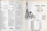 Action Town B. S. A. Scout Fair program - probably State Fairgrounds