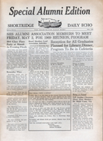 Shortridge High School Special alumni Edition Daily Echo May 1969