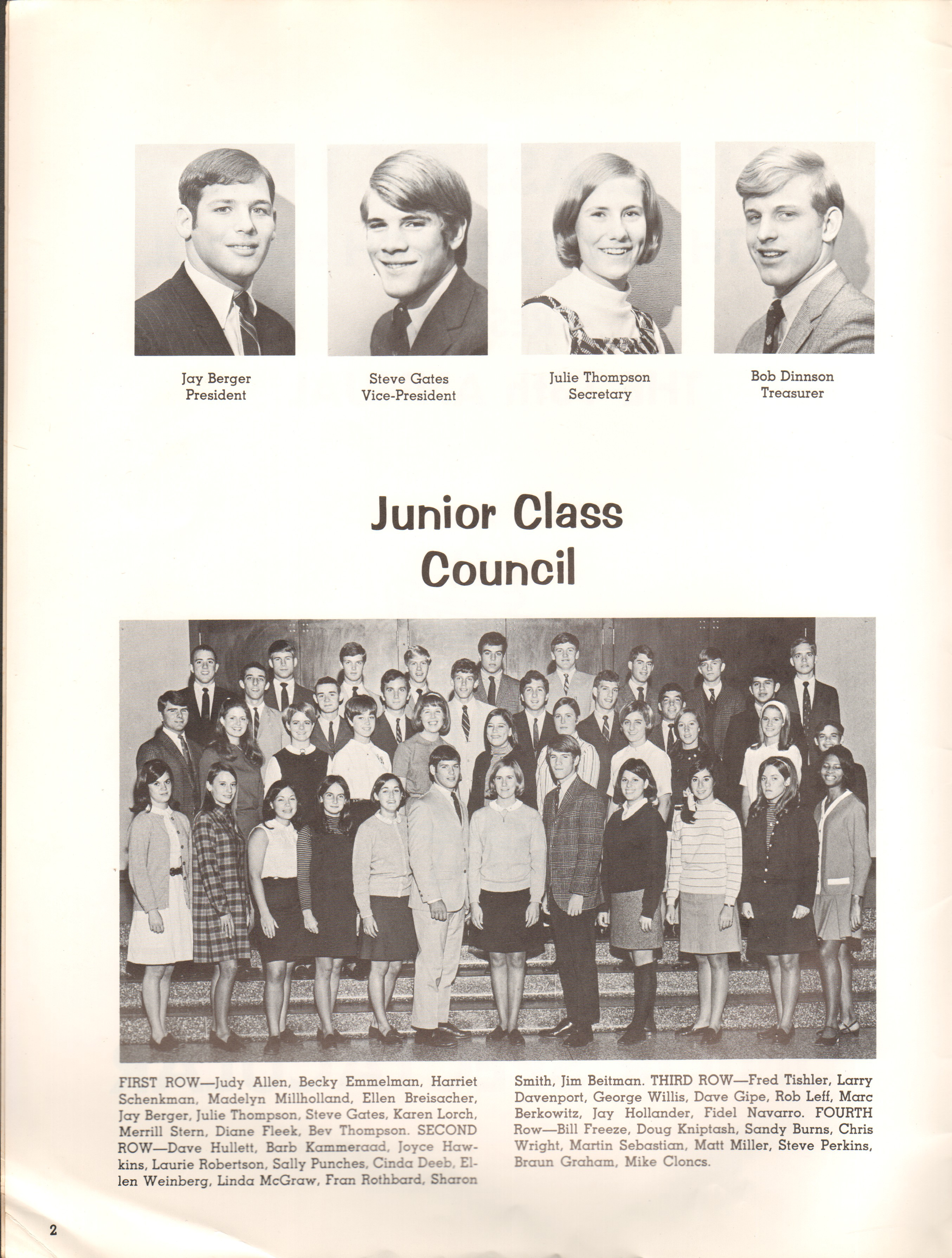 North Central High School Junior Spectacular Class of 70 program