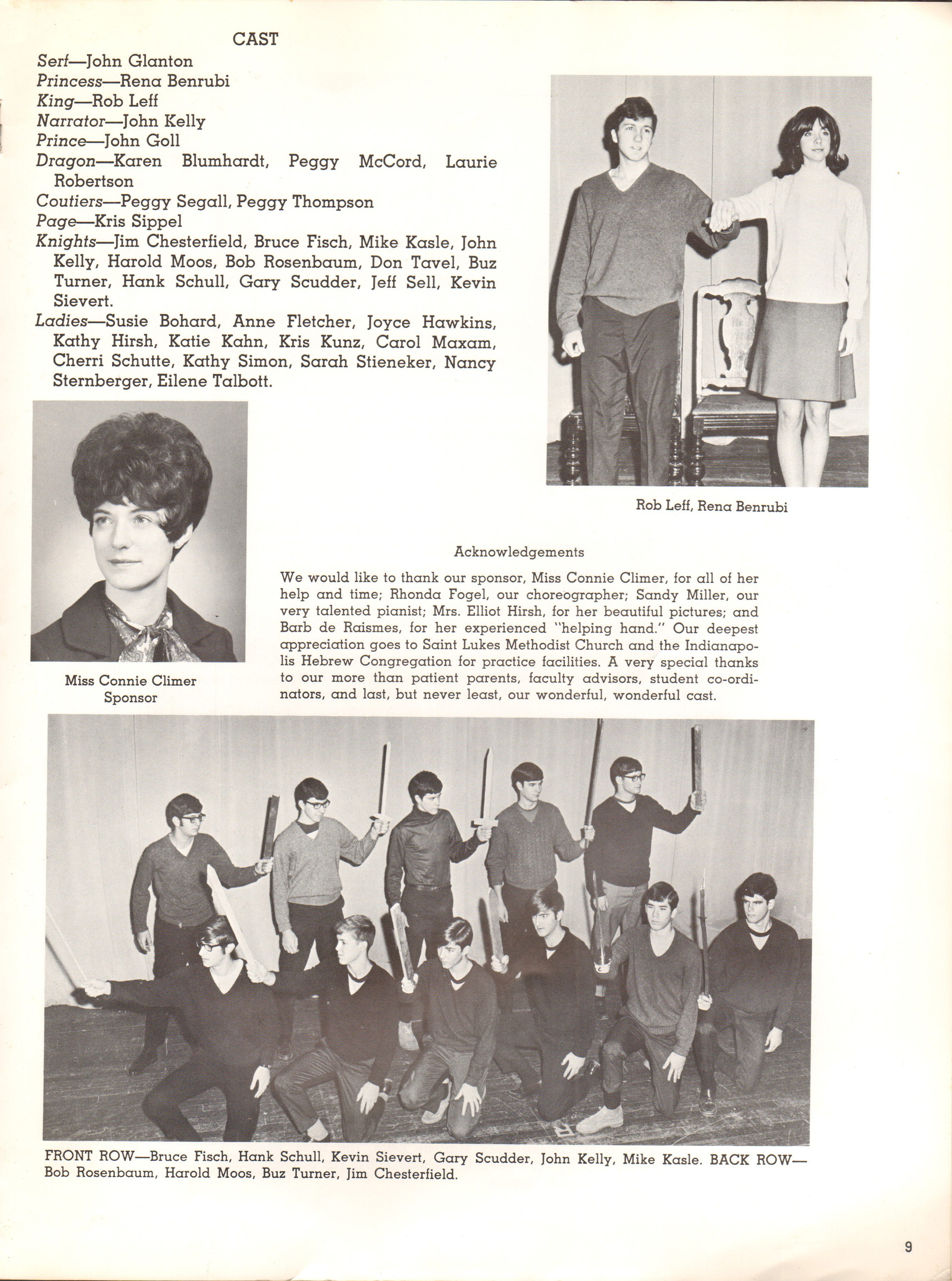 North Central High School Junior Spectacular Class of 70 program