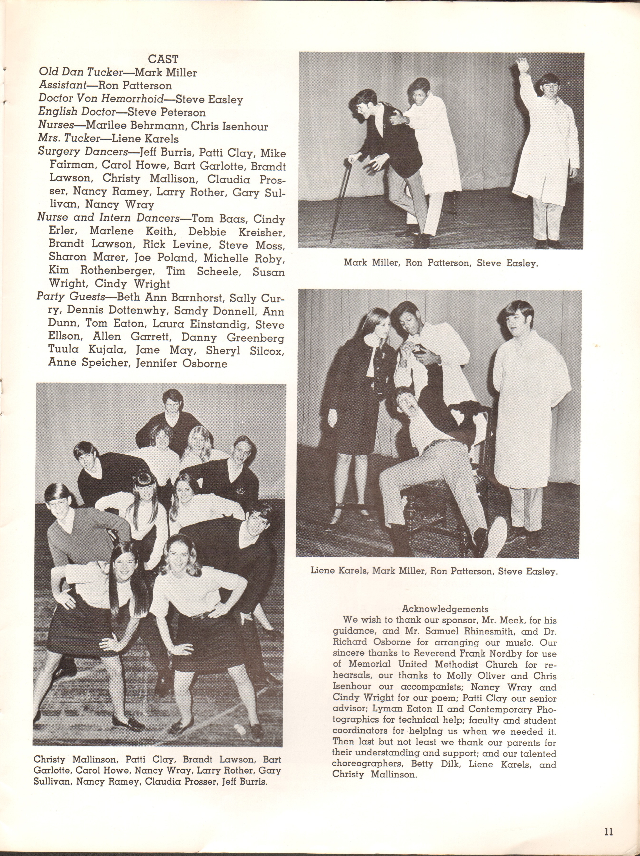 North Central High School Junior Spectacular Class of 70 program