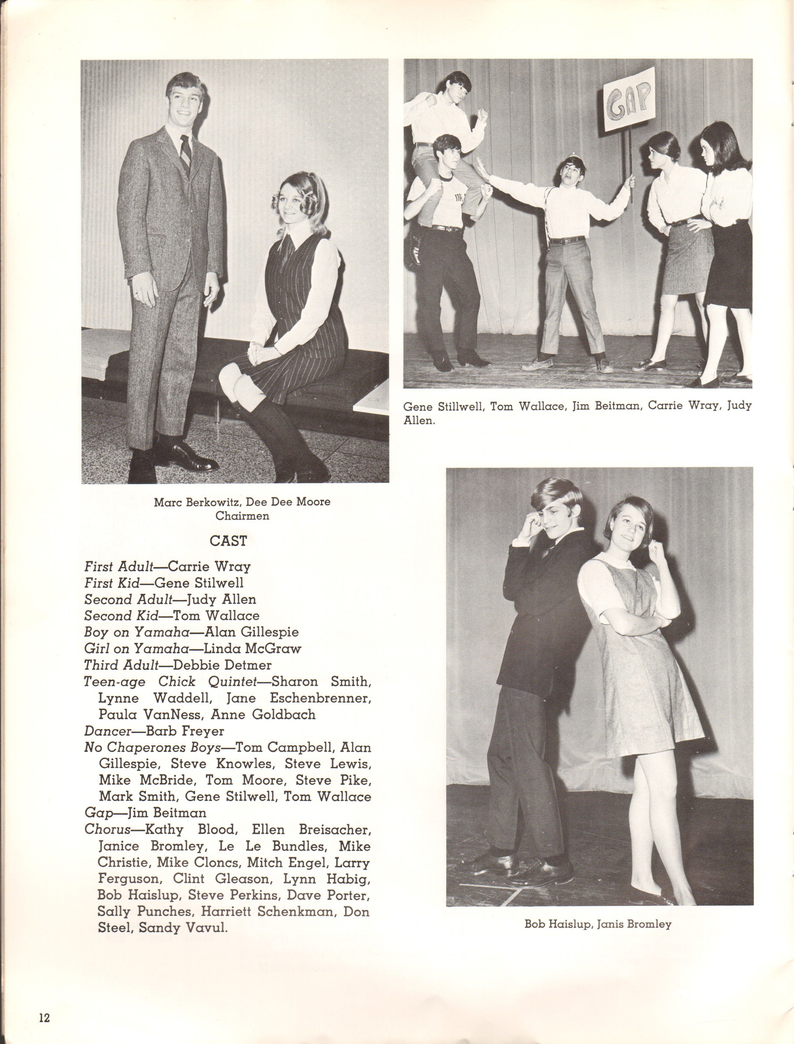 North Central High School Junior Spectacular Class of 70 program