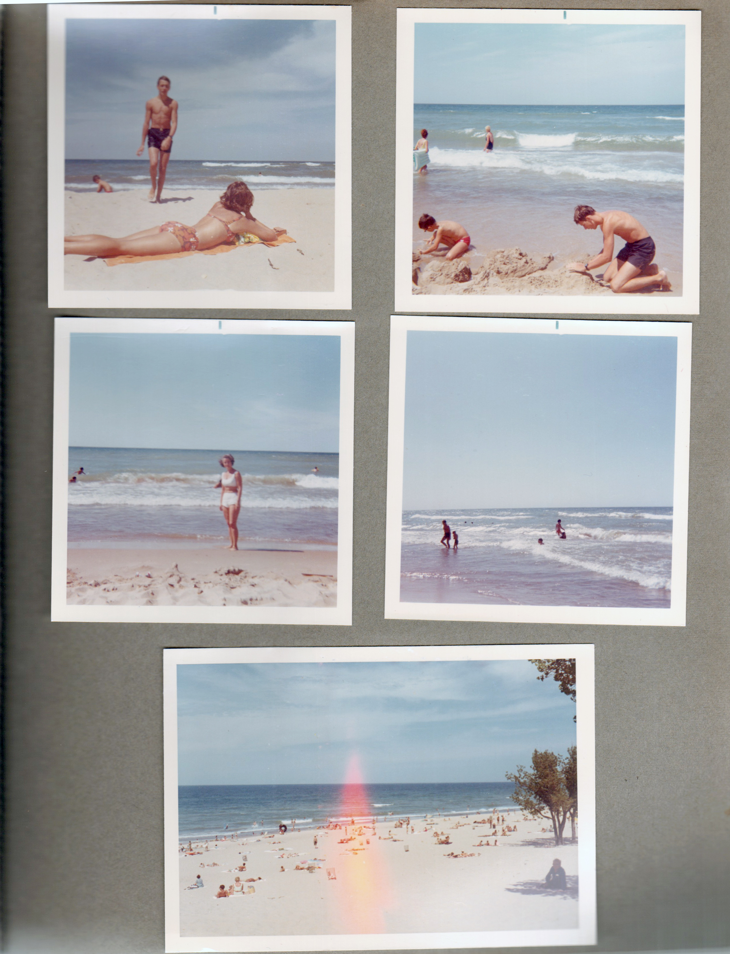 Warren Dunes MI - beach - Susan and Randy. Alan. Rosemary