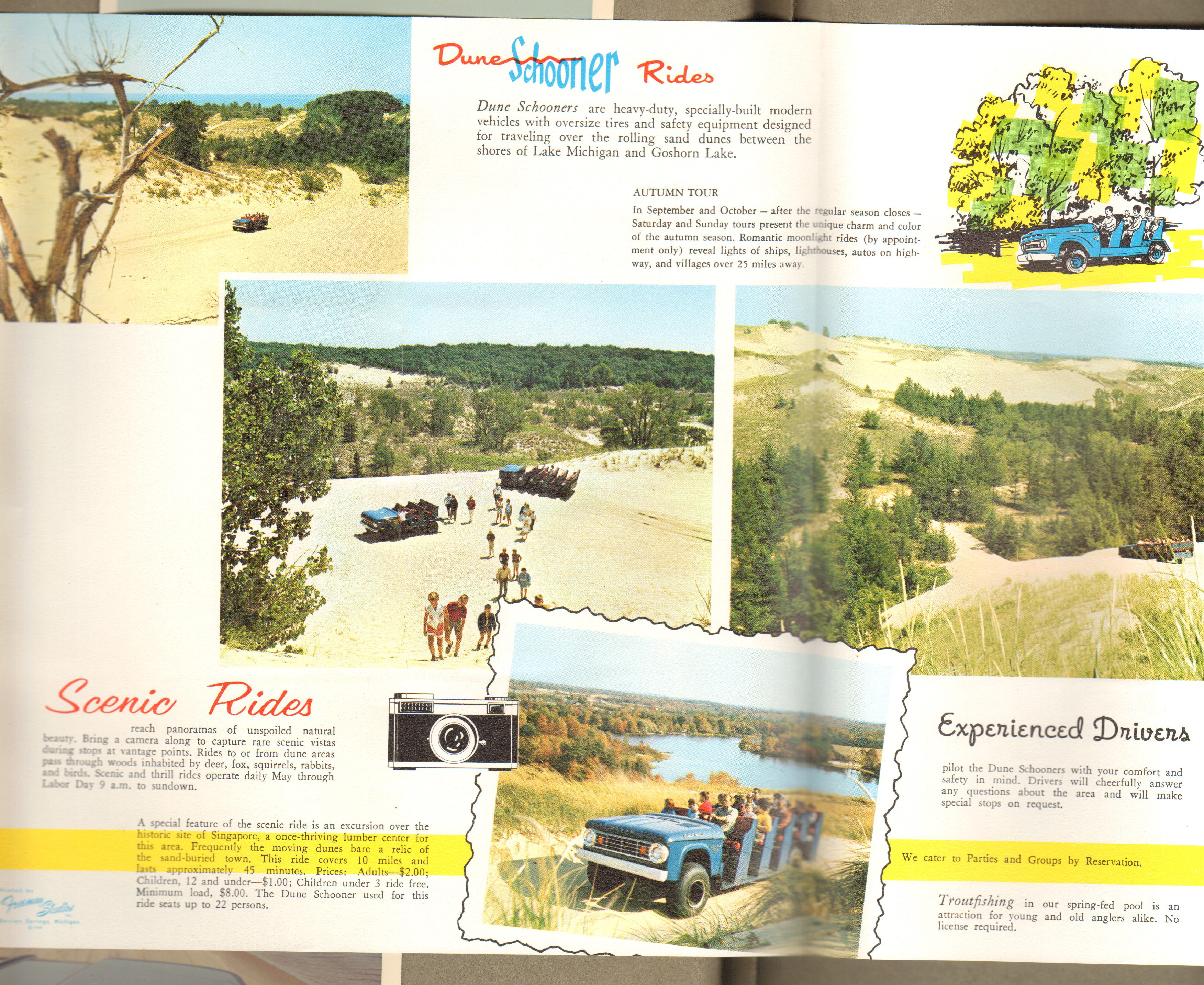 Saugatuck, MI Dune Schooner Ride brochure