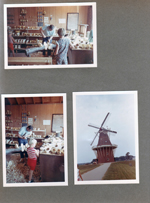 Windmill Island - Holland, MI -  carving wooden shoes. De Zwaan windmill