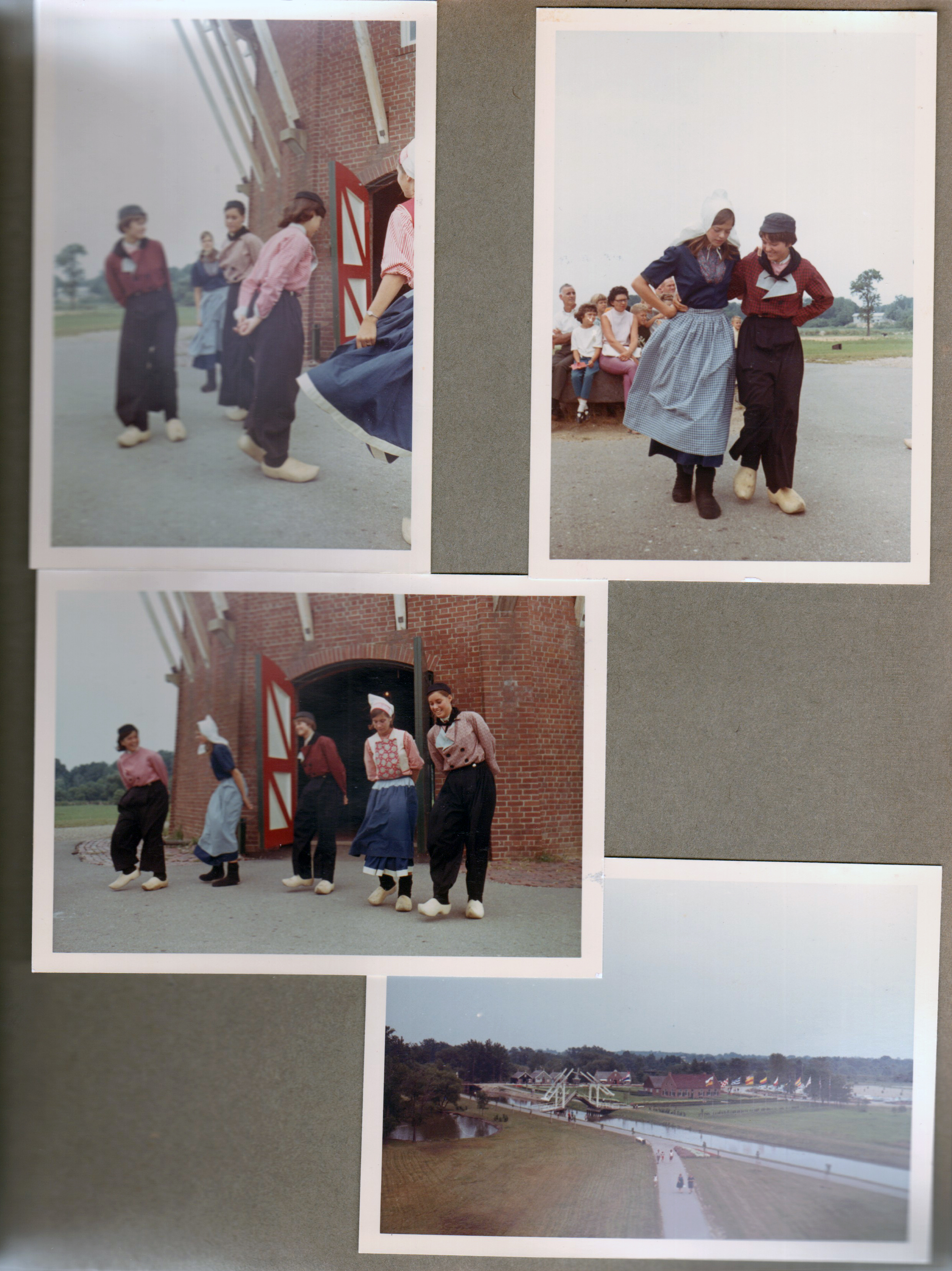 Windmill Island - Holland, MI -  De Zwaan windmill wooden shoe dancers. From the windmill