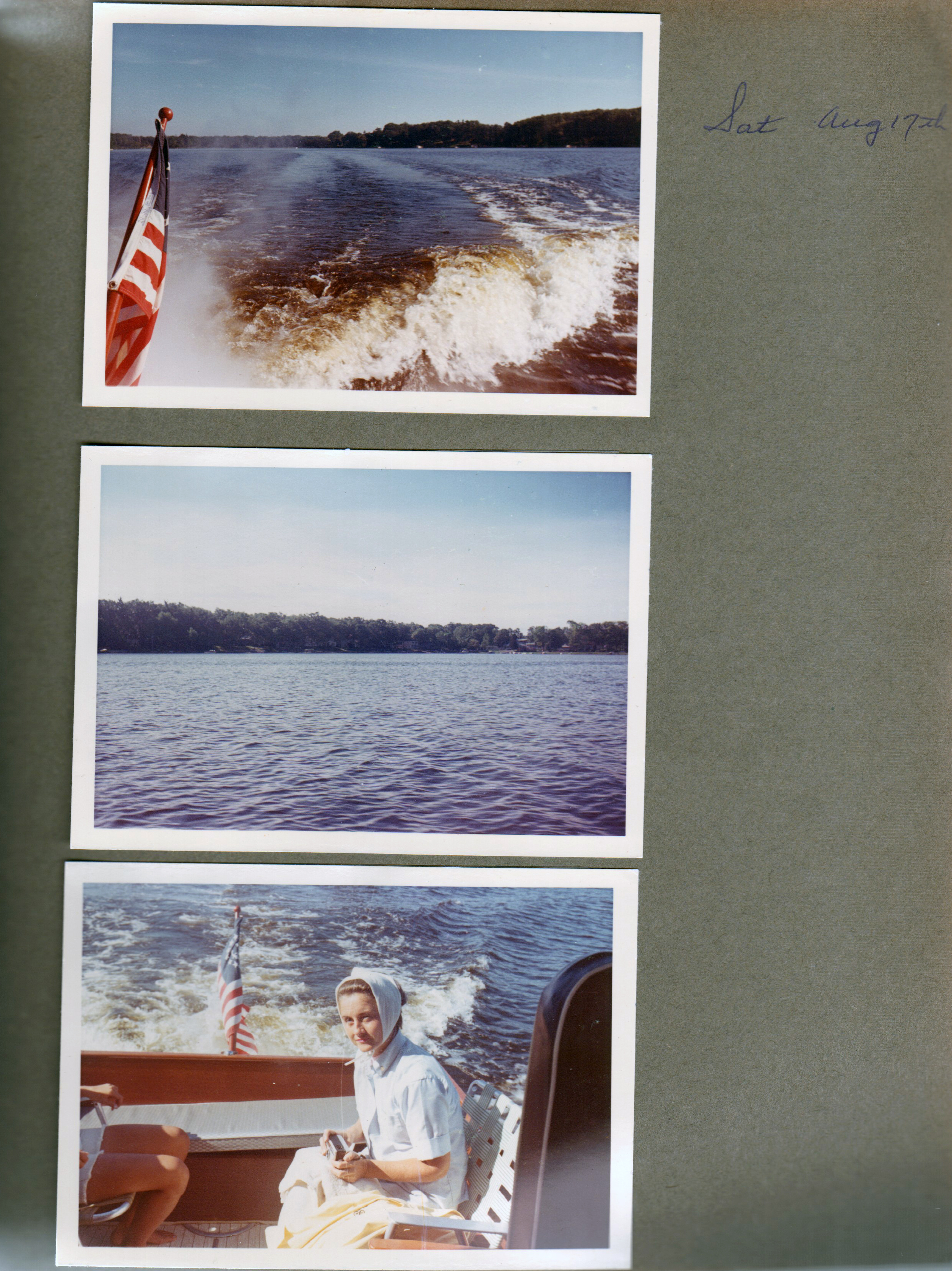 Springlake, MI - Boat ride - Rosemary