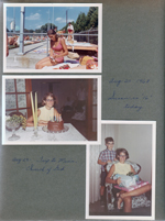 Riviera Club - Susan Tuck. Susan's 16th birthday at 8815 Haverstick. Aug 22 - Trip to Minn. Church of God.