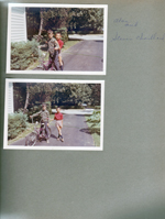 6122 driveway - Alan and Steve Chaillard riding Stingray