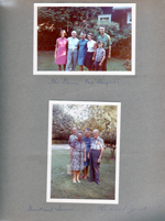 6122 yard - Susan, Grant Davis (Neptune), Irma Davis, Rosemary, Alan, John. Janet and Herb Ball, Irma and Grant Davis (Neptune).