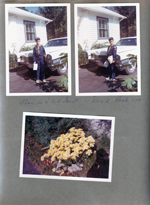 6122 driveway - Alan in Cub Scout uniform Den 3 Pack 173, white Cadillac. flowers