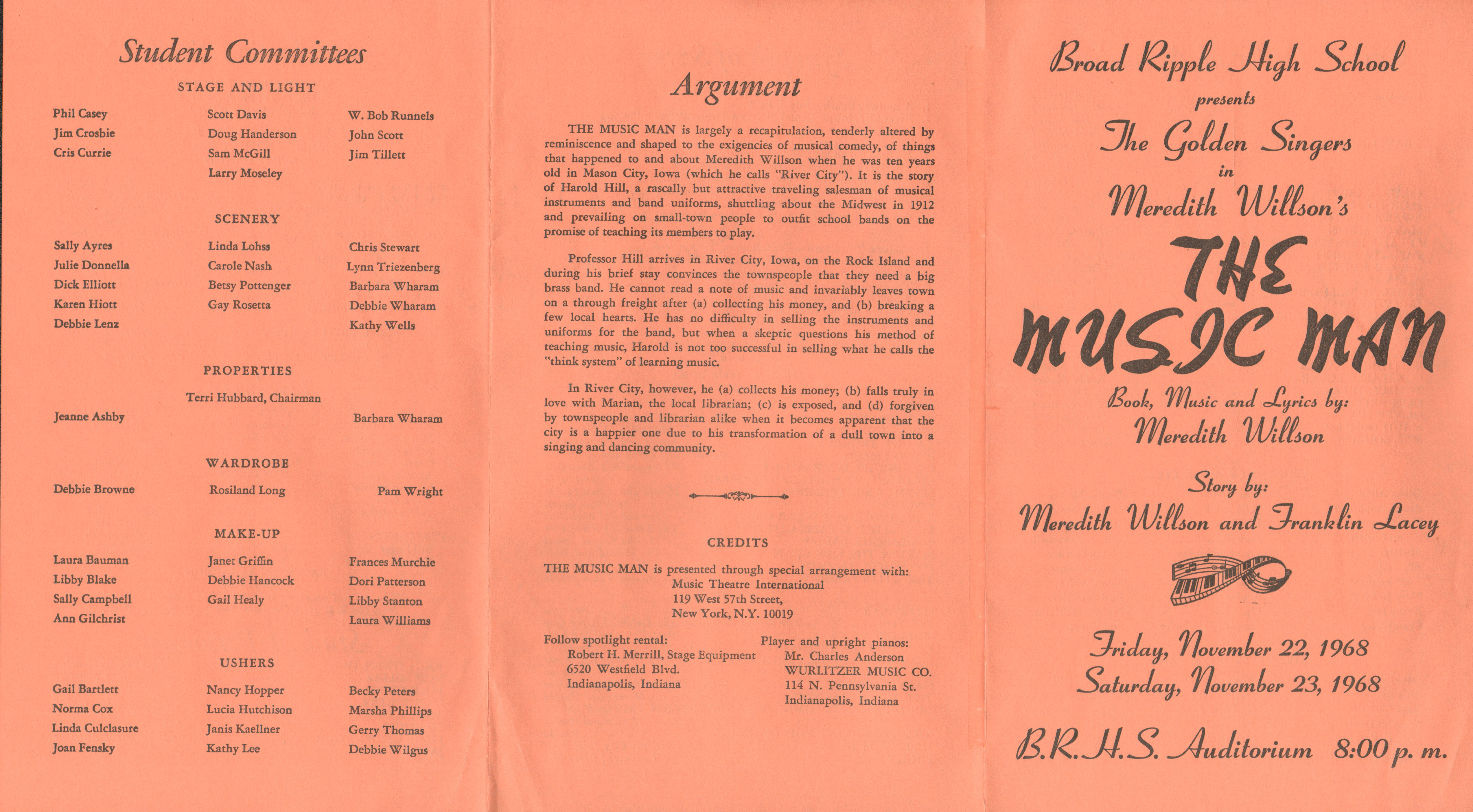 BRHS Music Man program