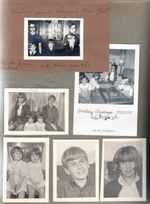 Christmas cards - Messersmith. Jim Letsinger's. Karen, Nancy, Mary, Eddie