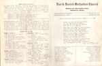North United Methodist Church program - Jan 19 1969