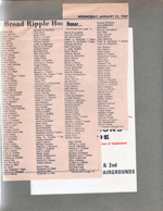 newspaper clipping - BRHS honor roll Susan