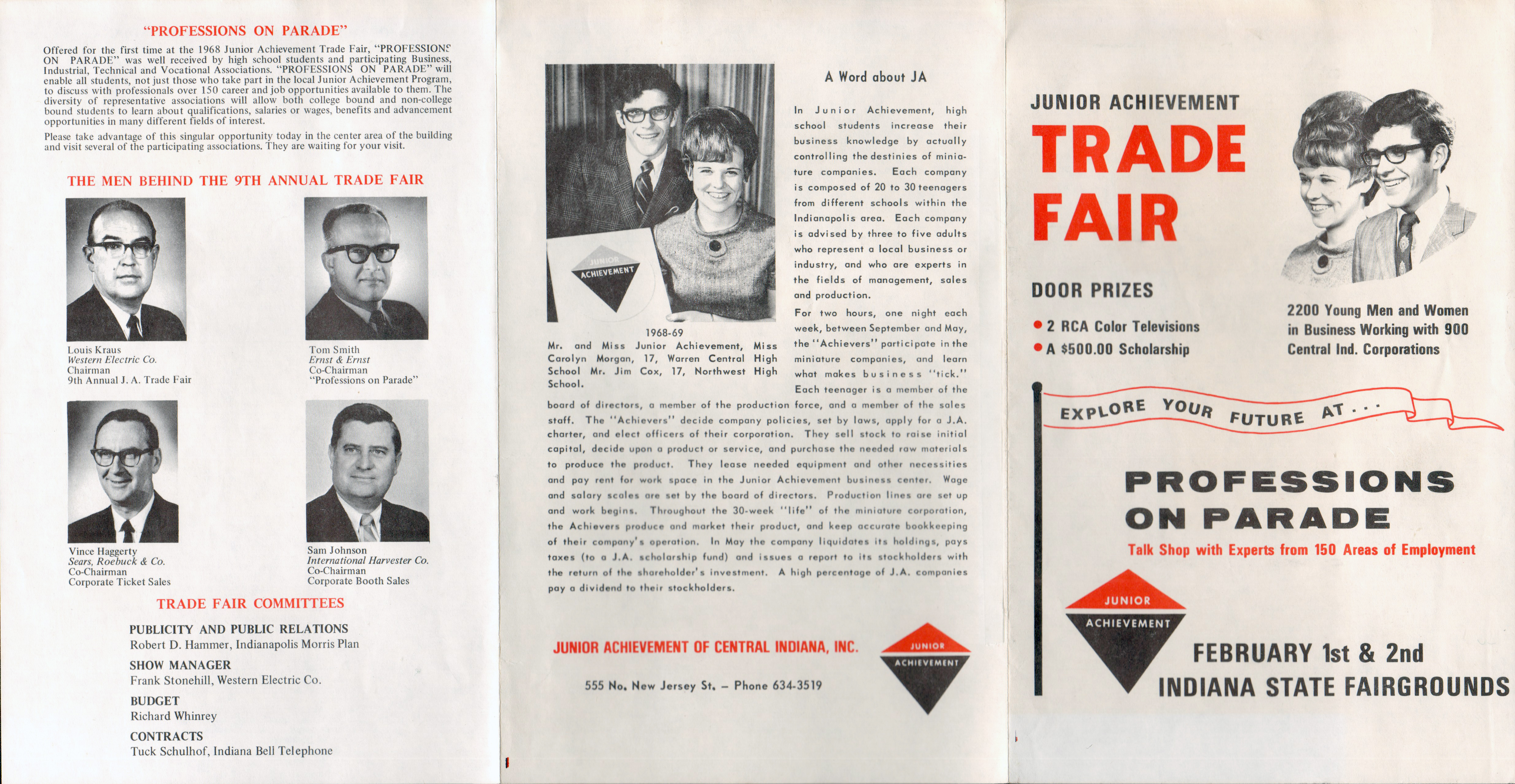 Junior Achievement of Central Indiana Trade Fair State Fairgrounds program