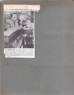 6122 living room John and Alan with Pinewood Derby car. Rev and Mrs Hoadby and Jim. Mrs Hamilton and Kent. Mr Hubbard - Cubmaster PAC 173 - Northminster? Alan with Pinewood Derby cars.