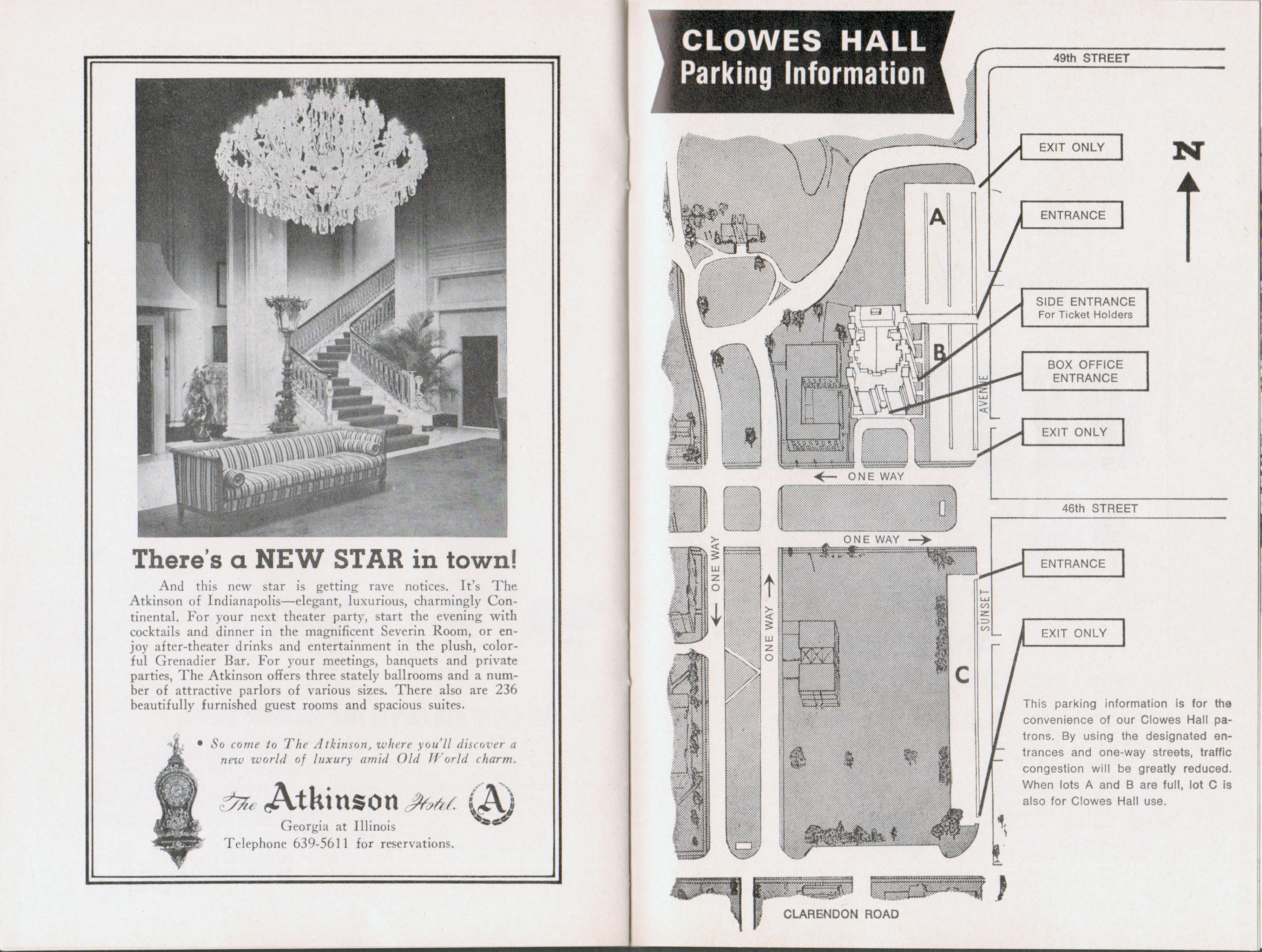 Clowes Memorial Hall program - Come Blow Your Horn