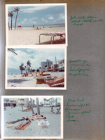 Hollywood Beach - Neptune - John and Alan start north on the beach. Woodbury oceanside Sandpiper. Kim, Susan, Lennie, Jo Ann, Bob, Susan on beach.