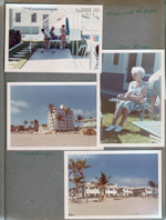 Hollywood Beach - Neptune shuffleboard - Alan and Roberta. Mrs Kiefer. Woodbury. Neptune from beach.