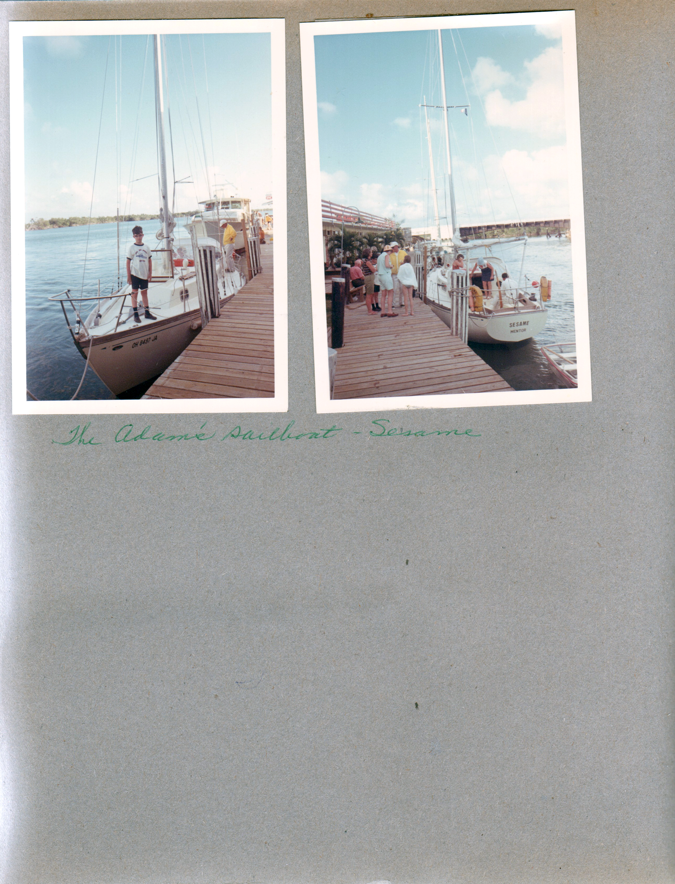 The Adam's sailboat - Sesame - Alan