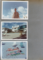 Hollywood Beach - Neptune - John. Neptune sundeck from beach. Susan sunbathing.